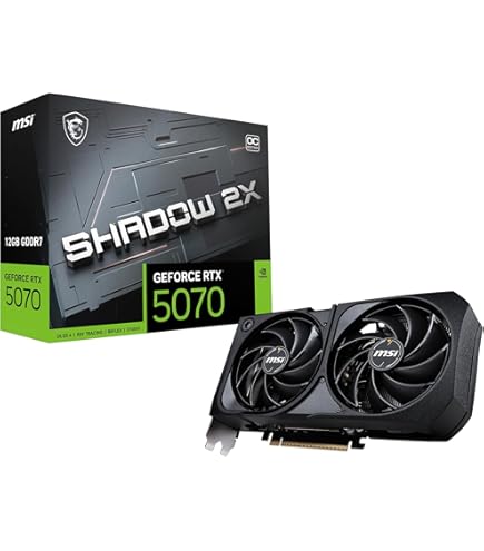 MSI GeForce RTX 5070 12G VENTUS 2X OC Graphics Card - RTX 5070 GPU