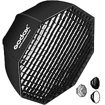 K&F Concept 26" / 65cm Octagonal Softbox Quick Release Bowens Mount Softbox With Honeycomb Grid Light Diffusers Carrying Bag For Photography Studio - View #8