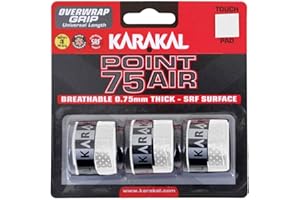 Karakal Point 75 Air Overwrap Grip - Pack of 3
