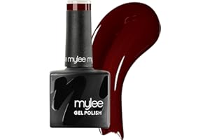 Mylee Esmalte de Uñas Gel Semipermanente 8ml [Diva] - Manicura y Pedicura UV/LED, Uso Profesional y Doméstico, Larga Duración, Fácil de Aplicar [Red Range] Vegan & Cruelty Free