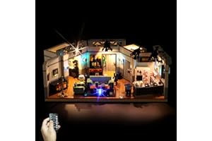 cooldac LED Light Kit for Lego 21328 Seinfeld Ideas Set, Lighting Kit Compatible with Lego 21328 (Not Include The Lego Model)