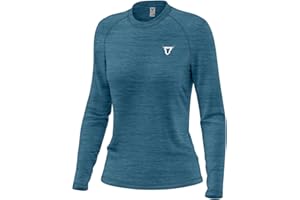 TORO ACTIVA Women's Long Sleeve Quick Dry Fit Active T-Shirts Moisture Wicking Athletic Round Neck Gym Tee Exercise Yoga Ladies Tops