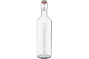 LUIGI BORMIOLI Pictura Tabletop - Botella de Cristal, diseño de hidrosomelier