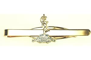 BRIGADE UK Royal Corps Of Signals Deluxe UK made Gold plated classic Tie Bar/Slide
