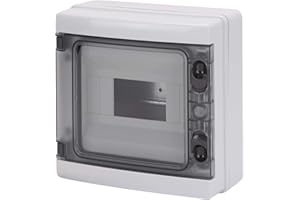 Gewiss Centralino stagno con pareti lisce predisposto per alloggiamento morsettiere IP65 GW40102 (8 Moduli)