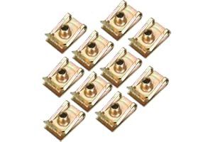 MOMOALA JenNiFer 10 Unids M6 6Mm Sportbike Fairing Spire Clips De Velocidad Abrazadera Grapas Tornillo Tuercas Kits para Motocicleta Coche