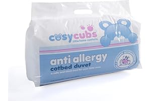 ZENDIX 10.5 Tog Extra Warm Cosy Cubs Anti Allergy Cotbed Cot Bed Junior Duvet Quilt Baby, Toddler, Nursery (120cm x 150cm) UK Made