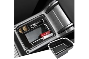 ‎BIBIBO BIBIBO Aufbewahrungsbox für V W Golf 7 7.5 MK7 2013-2018, Mittelkonsole Organizer mit Rutschfestermatte, Handschuhfach, Mittelarmlehne, Konsolenschalen Armlehnen, Auto Armlehnenablage Zubehör