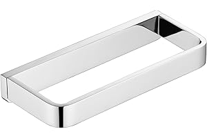 Flybath Towel Ring Holder Solid Brass Polished Chrome Finish Bathroom Square Accessories Wall Mounted