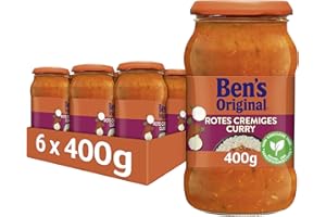 ‎BEN'S ORIGINAL BEN’S ORIGINAL Sauce Rotes Cremiges Curry, 6 Gläser (6x 400g)