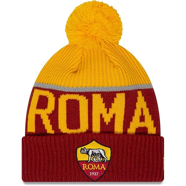 Berretto New Era ERA Kids Core Cuff Beanie ASROMA | Lana Morbida, Stile Casual - Foto 2