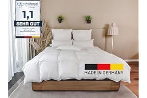 ‎BEFA NATUR BEFA NATUR Made in Germany Daunenbettdecke 135x200 cm, Bettdecke aus Daunen für alle Jahreszeiten, Allergiker geeignet (nomite), Öko-Tex 100 Klasse 1 Zertifiziert (2 Stück)