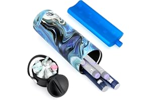 YOUSHARES Pochette Isotherme Insuline, 48H Trousse Isotherme Insuline Voyage pour Diabétique, Boite Isotherme Stylo Insuline Médicament avec Glacière, Sac TSA Approuvé pour Seringue, Injection, Bleu