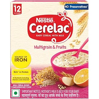 CERELAC Baby Food Cereal | No Preservatives | Multigrai...