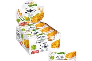 GO FREE Corn Flakes Barrette Cereali Integrali Senza Glutine, 12 Barrette da 22g (264g)