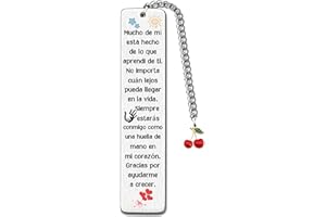 FCZIVA Marcadores De Libros Maestros Regalo Agradecimiento Estudiantes Graduación Regalos Apreciados Marcador Maestros Cumpleaños Acción Gracias Mujeres Hombres Jubilación Recuerdos Navidad Personalizados