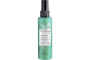 L'ORÉAL PARIS Botanicals Kraft Booster Serum sin siliconas, para cabello fino y plano, cosmética natural vegana, suero para el cabello de ortiga sorda, 1 x 150 ml