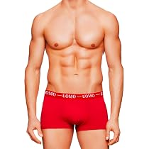 Toocool Herren-Boxershorts – Eng Anliegend, Aus Baumwolle Mit Elasthan, In Rot