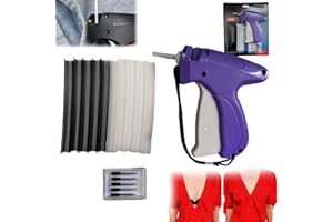 ENDXEDIO Consulbe pour machine à coudre, fixation rapide de vêtements, pistolet à micro-points, mini pistolet à ourlet pour vêtements, outil de marquage de point pour vêtements (violet)