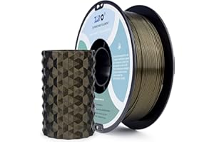 ZIRO Filament Mystical Series, filament PLA do drukarki 3D 1,75 mm, błyszczący błyszczący PLA z drobnym brokatem, starannie nawinięta szpula 1 kg, pasuje do większości drukarek 3D FDM FFF, Midnight