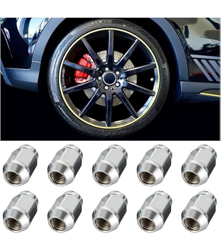 Set 12 Dadi Fissaggio KM10 Per Cerchi In Lega Renault - Foto 4