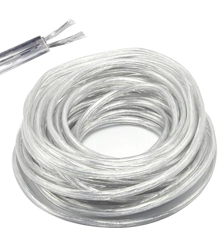 SLOYCA Câble Haute Température 500 ° 2 Fils 3 Fils Résistant à La Chaleur Mica Tressé Fil Ignifuge 0.5mm 0.75mm 1.0mm 1.5mm 2.5mm 4.0mm 1pc (Color : 2 Core, Size : 20 AWG 0.5mm
