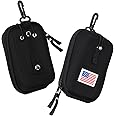 LZFAN Golf Rangefinder Hard Shell EVA Compatible with Bushnell/Callaway/Tectectec V2 V3 V4 V5 Pro X2 Pro XE Or Others Rangefinder USA Flag (Black)