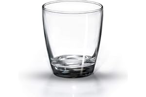 Sixby Saft Verres à eau en verre 38 cl, Verre, Lot de 6