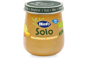 HERO BABY Hero Solo Tarrito de Pera, Zanahoria y Plátano, 120g