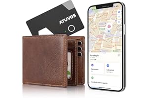 ATUVOS Air Tag Card Ricaricabile Wallet Tracker Thin 1.6mm, Smart Tag compatibile con Apple Dov'è (solo iOS, Android non supportato), Bluetooth Localizzatore per Valigie, Portafoglio, Borse, Bagagli.