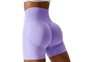 MJGkhiy Pantaloncini Palestra Donna Cotone Leggeri Quick Dry Running Shorts Opachi Gym Allenamento Shorts Scrunch Booty Pantaloni da Yoga Pantaloncini Palestra Donna Fitness