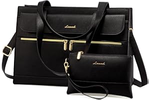 LOVEVOOK Torby na laptopa dla kobiet damskie torby robocze duża torba na ramię z przegrodą na laptopa designerska torebka stylowa teczka ze skóry PU do szkoły torba na ramię do biura biznesowego