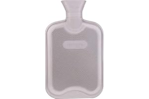 HomeTop Premium Classic Rubber Hot Water Bottle(2 Liters, Gray)