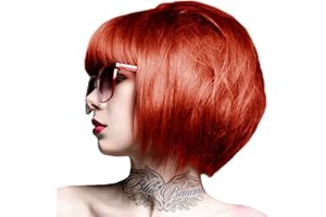 Tinte capilar Semi-Permanente de Crazy Color 100ml (Vermillion Red - Rojo Bermellón)