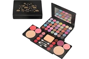 CHSEEO Maquillage Femme, Palettes de Maquillage, Coffret Maquillage Femme, Palette Fard a Paupiere avec Fard à Paupières Mat Pailleté, Eclaircissement, Contour, Blush, Longue Durée, Très Pigmentée