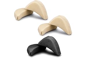 WLLHYF 3 pary miękkiej gąbki, regulowany wypełniacz do butów, duży palec, orteza na stopy, ochraniacze na buty, unisex, zbyt duże wkładki do wysokich obcasów, dla kobiet, ulga w bólu stóp,