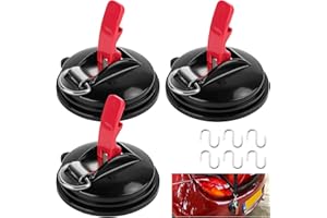 Encuryna Haki z przyssawką do kempingu, 3 przyssawki z 6 hakami S, ekstra mocne przyssawki, zestaw przyssawek do domu, nadaje się do podłączania markiz, lin do prania itp., zacisk samochodowy