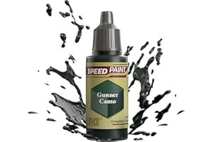 The Army Painter Speedpaint Gunner Camo 2.0, Single Modellbau Acrylfarbe 18ml Einschichtige Lackierlösung Für Fantasy Tabletop Miniatures Like Warhammer 40k Figuren und DnD Miniatures