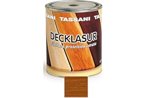 Decklasur Finitura Protettiva per Legno Cerata TASSANI Varie Colorazioni Lt.1 (Teak Castagno 9320551)