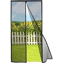 Risareyi Magnet Fliegengitter Balkontür 160x220cm - Insektenschutz Ohne Bohren