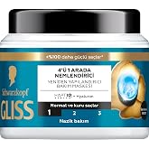 Gliss Aqua Revive Moisturizer 4 in 1 Care Mask 400 ml, Normal and Dry Hair
