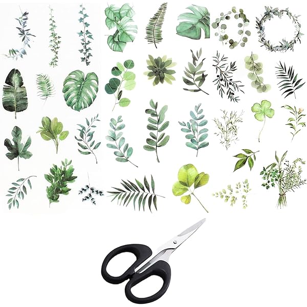 Bloemen stickerset fullcolor groot 09