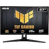 ASUS TUF Gaming VG27UQ1A, Monitor da 27", 4K HDR (3840x2160), 1ms Response Time, 160Hz, AMD FreeSync Premium, Compatibile con