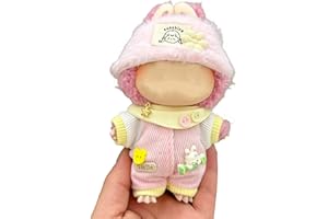 SKYJOY Vestito La-bu-bu 17cm - Set Carino alla Moda - Adatto a La-bu-bu 1a 2a 3a generazione/Posizione in Piedi/Posizione Seduta. Adatto per: pop mart/Labubu (B39)