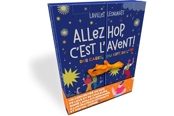 Calendrier - Allez hop, c'est l'Avent !: par Lavilleetlesnuages