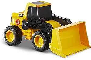 CATTOYSOFFICIAL Caterpillar by Funrise 82267 Caterpillar, CAT Power Haulers Radlader Baufahrzeug, Gelb Schwarz