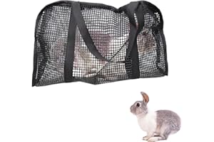 TINKARE Rabbit Nail Trimming Pouch Bunny Nails Trimmer Bunny Nail Bonding Pouch Nail Trimming Mesh Bag for Bunny Kitten Rabbit