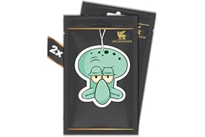 ‎R&M ORIENT 2er Set Tintenfisch – Duftbaum – Luftfrischer – automatischer Duftspender fürs Auto lustig tuning – Car Air freshener (BLUEBERRY)