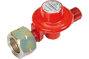 ROTHENBERGER Industrial Propan-Konstantregler für Anwärmbrenner, Abflammgeräte, Unkrautvernichter mit 3/8“ Anschluss, 5- & 11kg-Flaschen - 030925E