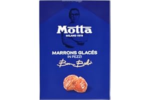 Motta Marrons Glacés in Pezzi Chestnuts Sweet 100% Italian 350g in Pieces in Box